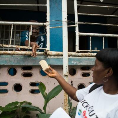 Soap Distribution in Freetown
